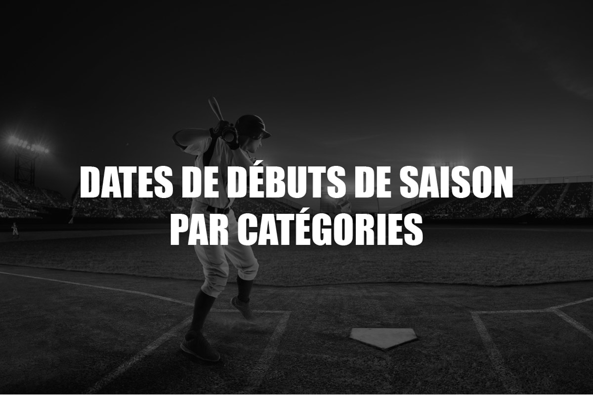 Calendrier des journées fixes et dates de début de saison 2025