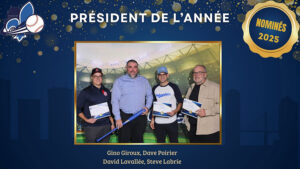 Gala 2025 Méritas Baseball Région de Québec (LBRQ)