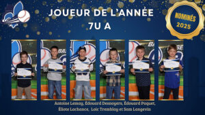 Gala 2025 Méritas Baseball Région de Québec (LBRQ)