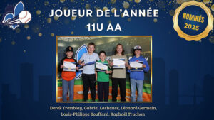 Gala 2025 Méritas Baseball Région de Québec (LBRQ)