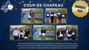 Gala 2025 Méritas Baseball Région de Québec (LBRQ)